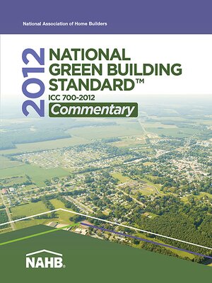 cover image of 2012 National Green Building Standard Commentary